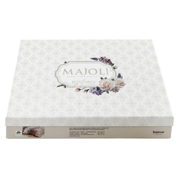 

Постельное белье Cotton Box Majoli Sofya V2 Lilac Евро турция, ранфорс