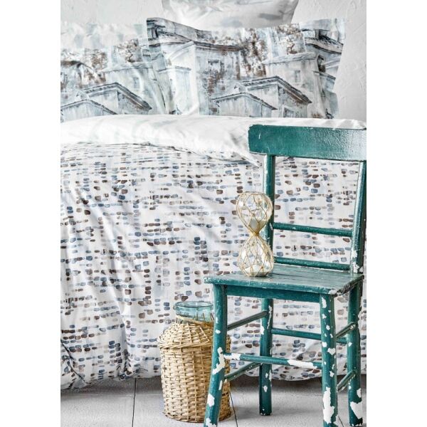 

Постельное белье Karaca Home Vella Mavi 2020-1 Полуторный турция, ранфорс