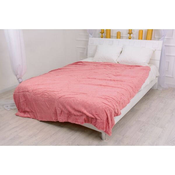 

Плед MirSon 1003 Damask Pink 180х200 см италия, био-пух