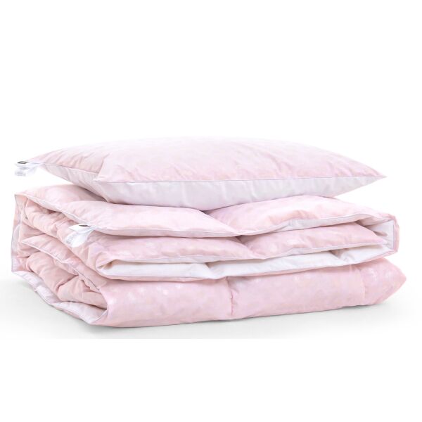

Набор MirSon Karmen 1933 "Bio-Pink" (одеяло + подушка 50*70 упругая) 140х205 см + 50х70 см италия, био-пух