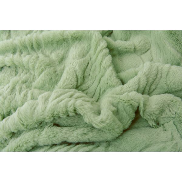 

Плед MirSon 1004 Damask Mint 180х200 см италия, флис