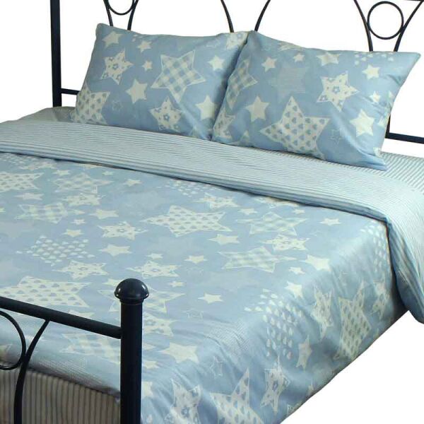 

Постельное белье Руно Blue Star 136 г/м2 Двуспальный (70х70) украина, бязь