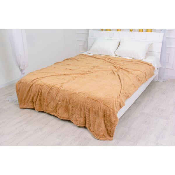 

Плед MirSon 1010 Damask Cappuccino 180х200 см италия, флис