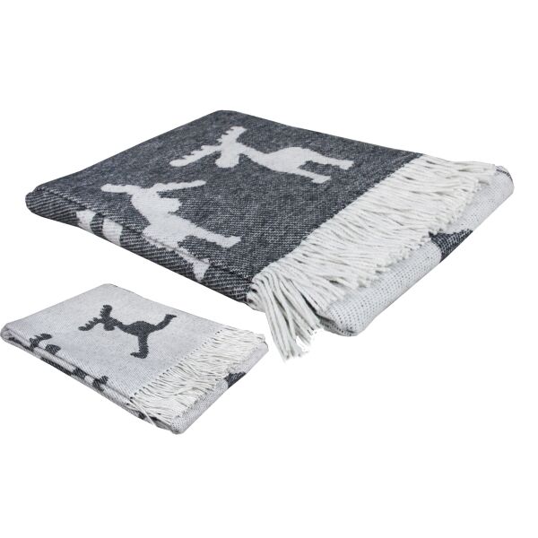 

Плед LightHouse Funny Moose темно-серый 140х200 см украина, хлопок/ акрил