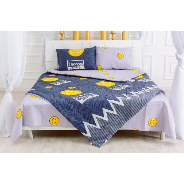 

Набор MirSon №2468 BamBoo 17-0067 Manon (одеяло + 2 наволочки + простынь) 172х205 см + 200х220 см + 50х70 см италия, бамбук