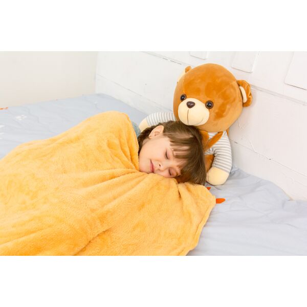 

Плед MirSon детский 1051 Bear Brown + подушка 100х160 см италия, флис