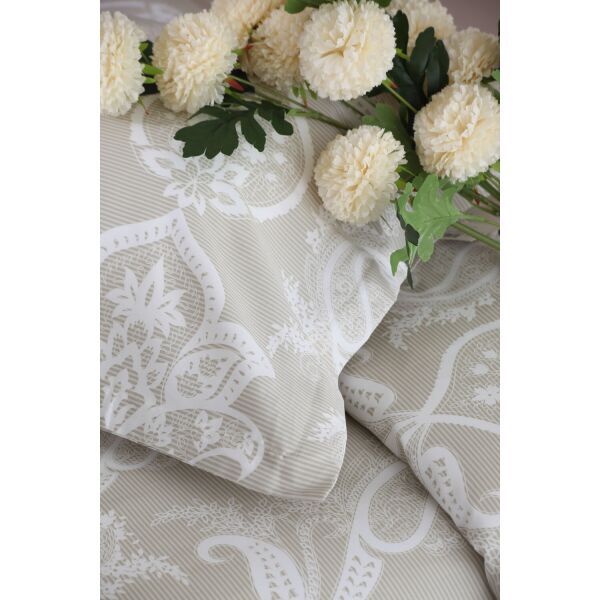 

Постельное белье Pavia Carlotte Beige Евро турция, сатин