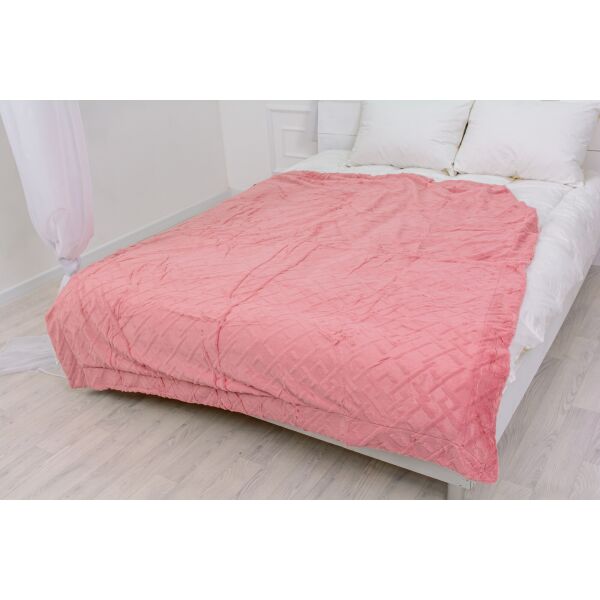 

Плед MirSon 1023 Camellia Pink 180х200 см италия, флис