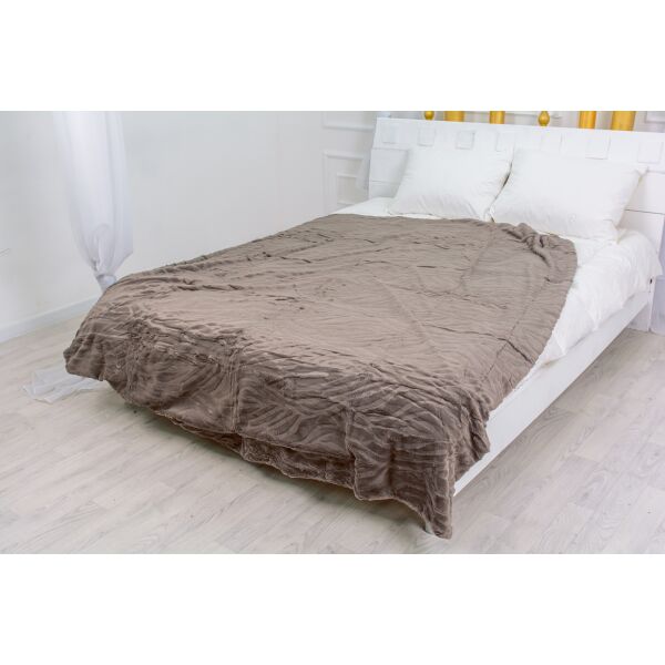 

Плед MirSon 1018 Aurora Brown 180х200 см италия, флис