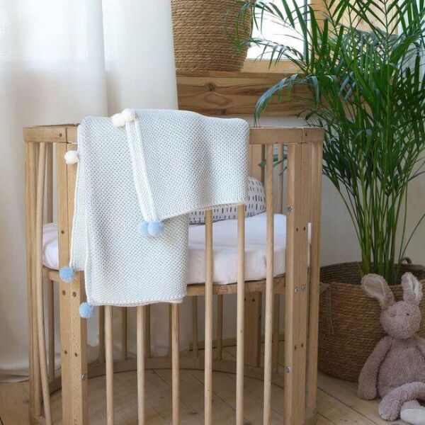 

Плед Betires Kiddy Blue 90х90 см турция, хлопок, детский