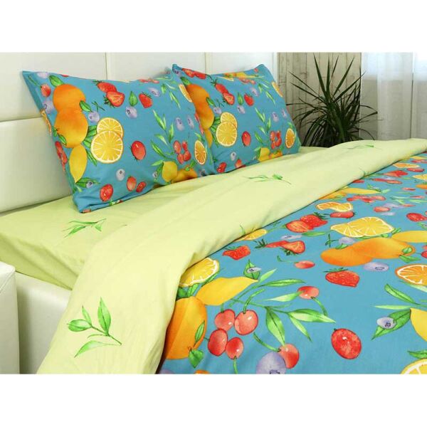 

Постельное белье Руно Лимон Евро (50х70) украина, сатин набивной