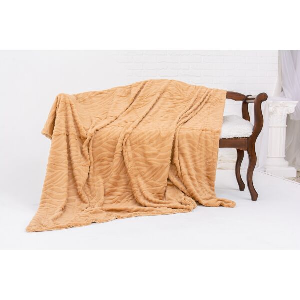 

Плед MirSon 1020 Aurora Cappuccino 180х200 см италия, флис