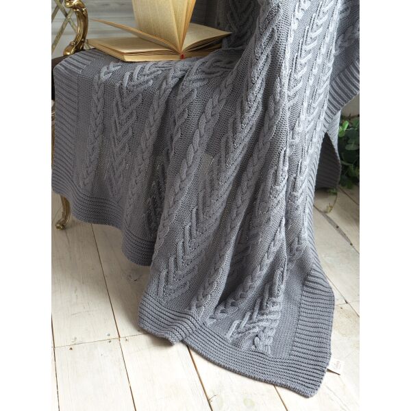 

Плед Betires Bloom Grey 130x170 см турция, хлопок