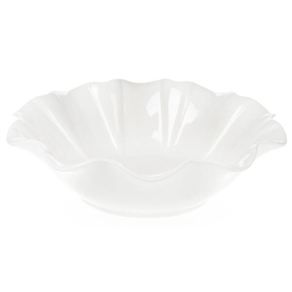 

Набор 6 фарфоровых салатников White City Волна 1200мл Ø25.5см, белый фарфор Bona BR40710