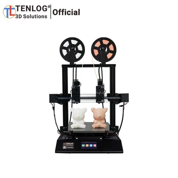 

TENLOG® TL-D3 Pro Zestaw z podwójną wytłaczarką 3D 300 * 300 * 350 mm Rozmiar wydruku 4,3 cala Obsługa dużego wyświetlac win10