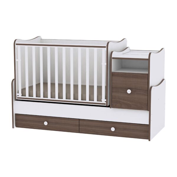 

Детская кровать-трансформер 6 в 1 Trend White Walnut