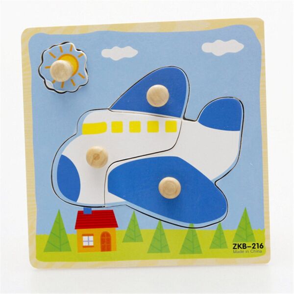 

Деревянная игрушка Рамка-вкладыш WD599 14,5х14,5х1,5 см (Самолёт)