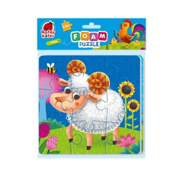 

Мягкие пазлы "Ферма" Vladi Toys RK6580-04