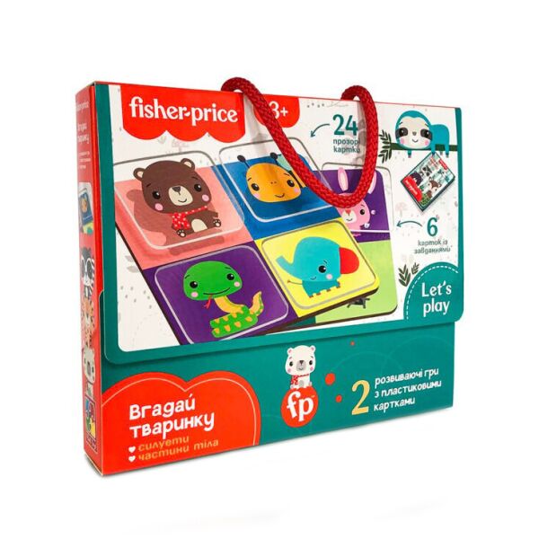 

Настольная игра для детей "Угадай животное: силуэты и части тела" Vladi Toys VT2100-10