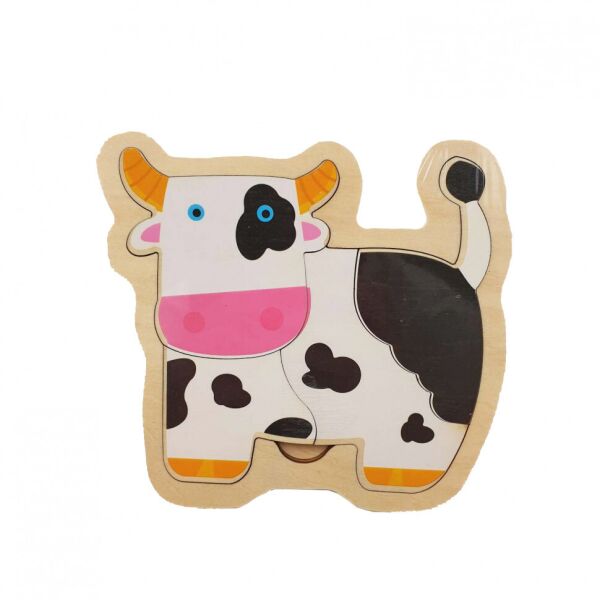 

Деревянная игрушка Пазлы MD 2283 (Корова)