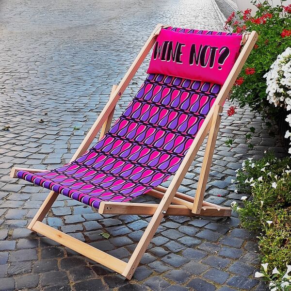 

Шезлонг деревянный Presentville Wine not
