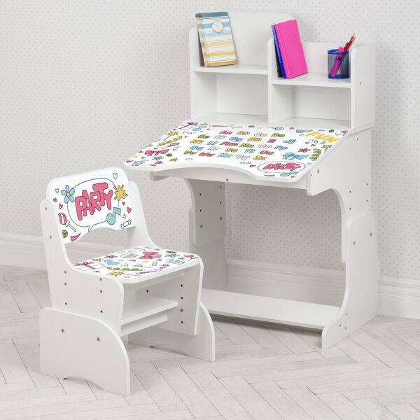 

Парта Bambi Алфавит W 2071-104-7(EN) White (W 2071-104-7)