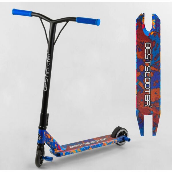 

Самокат трюковый Best Scooter HIC-система, с пеги 78107 Blue (78107)