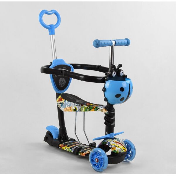 

Самокат 5 в 1 Best Scooter 1565 Black Blue (1565)