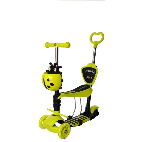 

Самокат 5 в 1 iTrike Maxi JR 3-026-GR1 Yellow (JR 3-026)