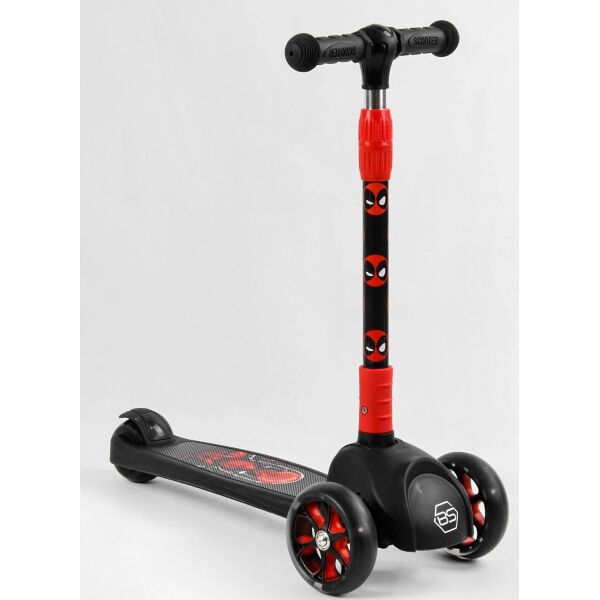 

Самокат Best Scooter свет колес и дисков Black-Red (79166)