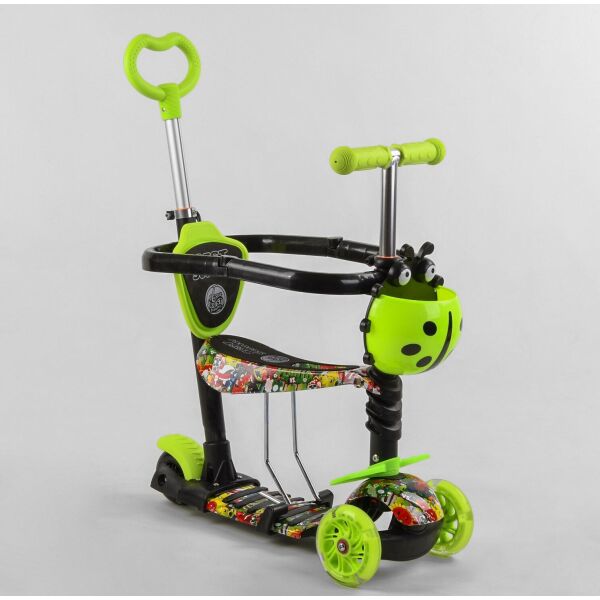 

Самокат 5 в 1 Best Scooter 1453 Black Green (1453)