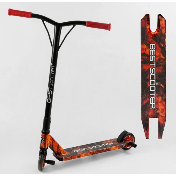 

Самокат трюковый Best Scooter HIC-система, с пеги 73813 Red (73813)