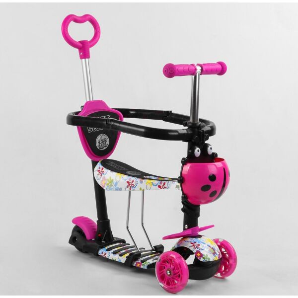 

Самокат 5 в 1 Best Scooter 5593 Black Pink (5593)
