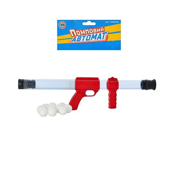 

Автомат игрушечный, с шариками, Мэтр ПЛЮС TG 0616 A Красный