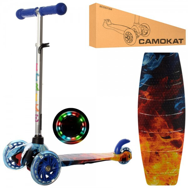 

Самокат iTrike BB 3-013-4-F-DBL Синий