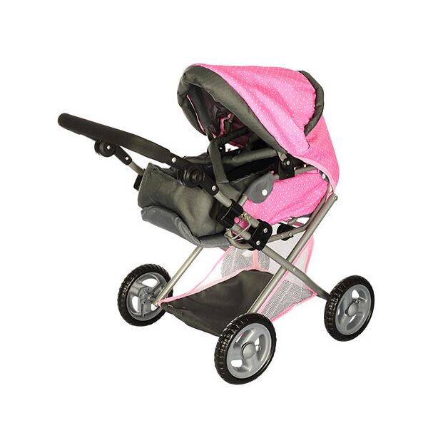 

Коляска Bambi 65826 Розовая, люлька-переноска
