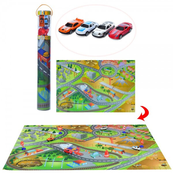 

Игровой набор Bambi 019A-26E коврик (город) 80-120см