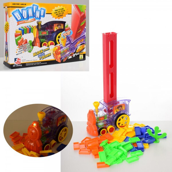 

Настольная игра Bambi SC8332 домино, паровоз 15см