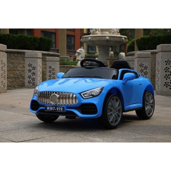 

Эл-мобиль T-7652 EVA BLUE легковой на Bluetooth 2.4G Р / В 6V7AH мотор 2 * 18W с MP3 102 * 61 * 55/1 /