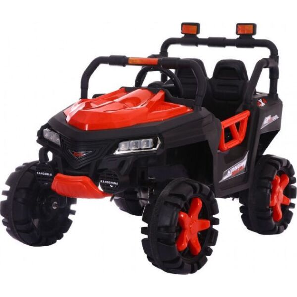 

Эл-мобиль T-7844 EVA RED джип Bluetooth 2.4G Р / В 2 * 6V4AH мотор 4 * 15W с MP3 115 * 68 * 77/1 /