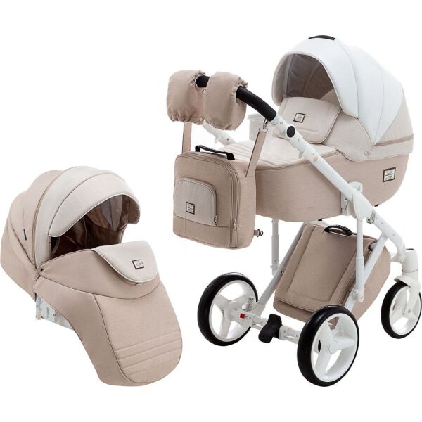 

Коляска 2 в 1 Adamex Luciano jeans Q343