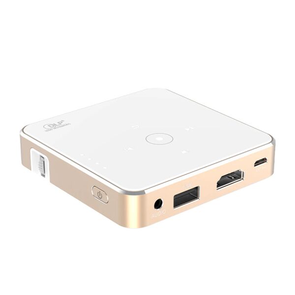 

Портативный мини проектор Jiks Pix для домашнего кинотеатра (Белый)