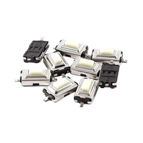 

10x Кнопка тактовая, микрик, SMD 2 контакта, 6x3.6x2.5мм