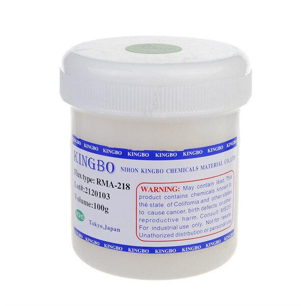 

Флюс для пайки BGA безотмывочный Kingbo RMA-218 100г No Clean