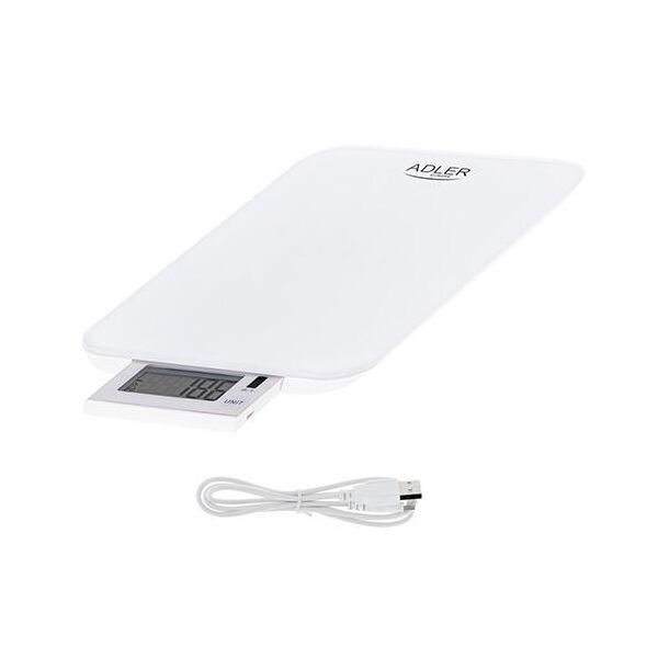 

Весы кухонные Adler AD 3167 white USB