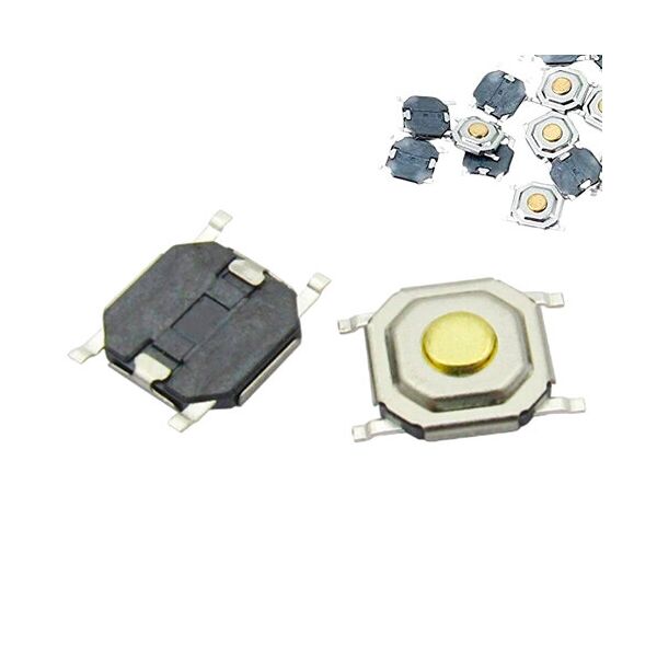

10x Кнопка тактовая, микрик, SMD 4 контакта, 4х4x1.5мм 5х5x1.5мм