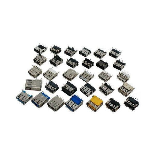 

30x USB 2.0 и USB 3.0 разъем гнездо, набор