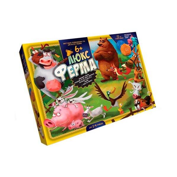 

Настольная увлекательная игра ферма люкс супер фермер danko toys g-fl-01-02