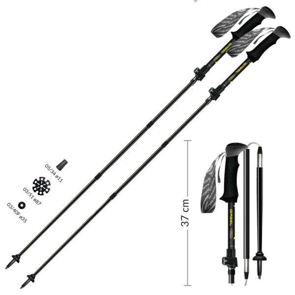 

Палки треккинговые Gabel XTR Carbon EF (7008392820000)