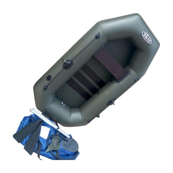 

Надувная одноместная гребная Лодка SKIF 220 ПВХ